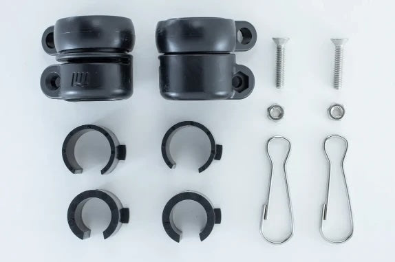 Load image into Gallery viewer, Set of SWIVEL Flag Clips for Whip Poles - Mounting Hardware