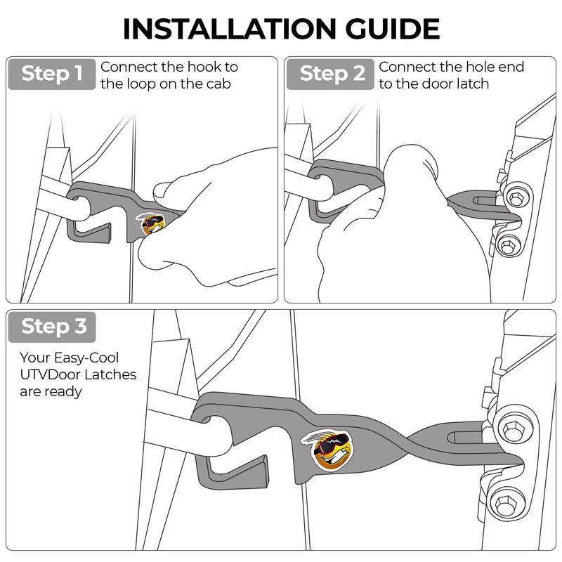 Load image into Gallery viewer, Easy-Cool XL UTV Door Latches
