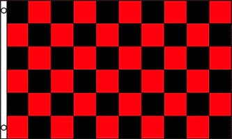Load image into Gallery viewer, Large 3'x5'Black Check Checker Flag – Polyester Flag for UTV, ATV, Sandrail & RV