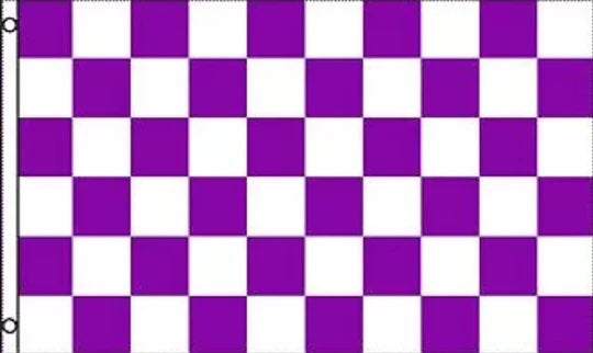 Load image into Gallery viewer, Large 3'x5' White Checker Flag – Polyester Flag for UTV, ATV, Sandrail & RV