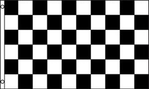 Load image into Gallery viewer, Large 3'x5' White Checker Flag – Polyester Flag for UTV, ATV, Sandrail & RV