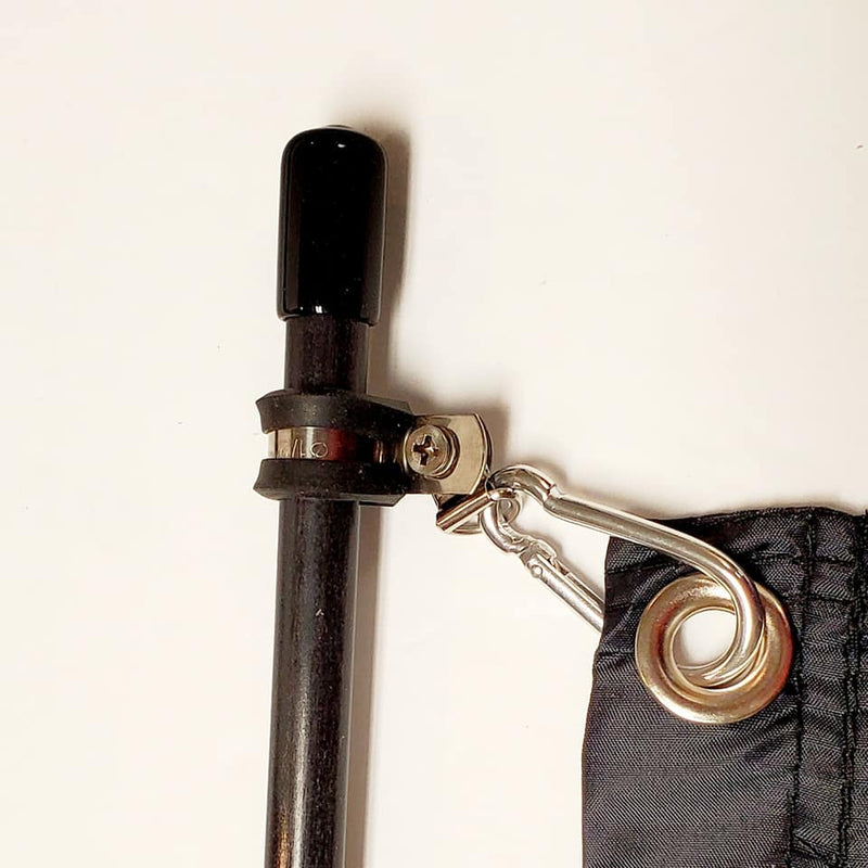 Load image into Gallery viewer, Set of Flag Clamps/Clips for Whip Poles - Mounting Hardware