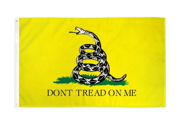 Medium 2'x3' Don't Tread on Me Snake – Polyester Flag for UTV, ATV, Sandrail & RV