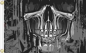Large 3'x5' Hardcore Skull – Polyester Flag for UTV, ATV, Sandrail & RV